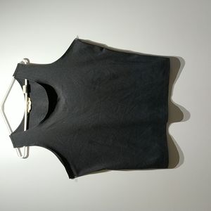 Penman's Plus Black Round-neck sleeveless top size 3X